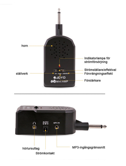 🎸Mini bärbar elektrisk gitarrförstärkar