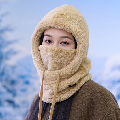 Tjock Vindtät Hörselskyddsmössa I Fleece