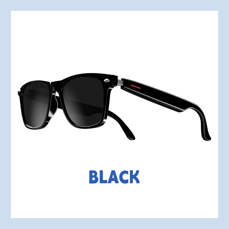 ✨Super Black Technology✨Smarta solglasögon med trådlösa hörlurar
