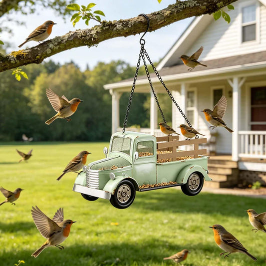 Retro Truck Bird Feeder