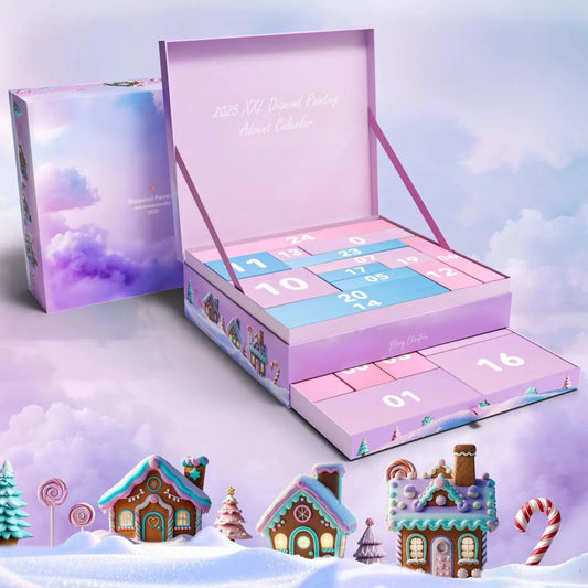 💎🎄2025 Diamantmålningsadventskalender Blind Box