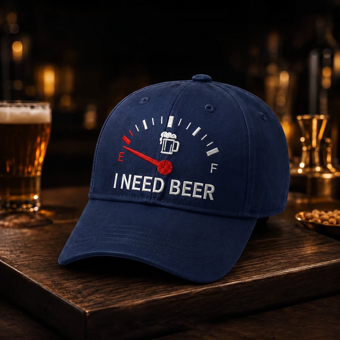 🔥LAST DAY 49% OFF - 🍺 ‘I NEED BEER’ embroidered baseball cap – Unisex memorial cap🧢