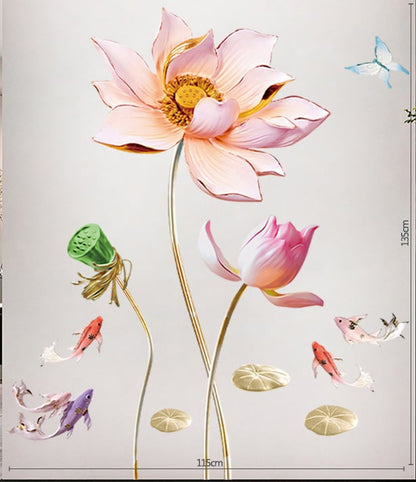 🔥Last Day Promotion 49% RABATT🔥Blomster väggdekal tapet