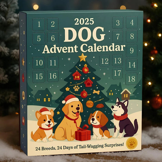 🔥Sista dagen 49 % rabatt – Adventskalender för hundar 2025🎄
