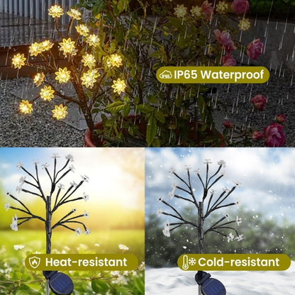 ✨Utomhus Vattentät Cherry Blossom Multicolour Solar Garden Lights🎉