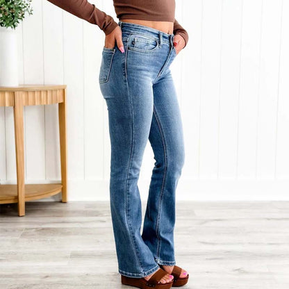 Holy Grail Bootcut jeans med magkontroll 🔥
