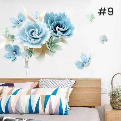 🔥Last Day Promotion 49% RABATT🔥Blomster väggdekal tapet