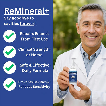 📢📢50% OFF!! ⏰Fluoride-free hydroxyapatite tooth protection drops & enamel repair, teeth whitening & fresh breat