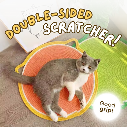 Sisalbädd med boll Kattklösmatta för husdjur