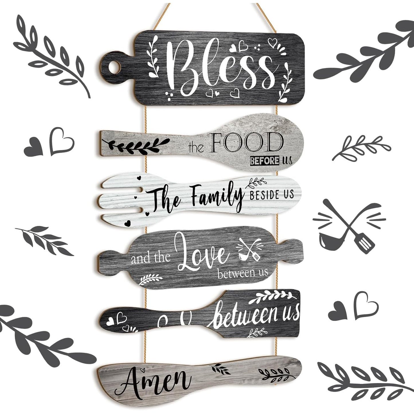 🔥LAST DAY 49% OFF - Wooden Kitchen Wall Decor
