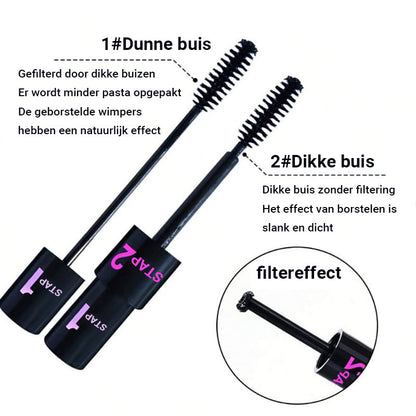 Långa, tjocka fransar Duo Mascara
