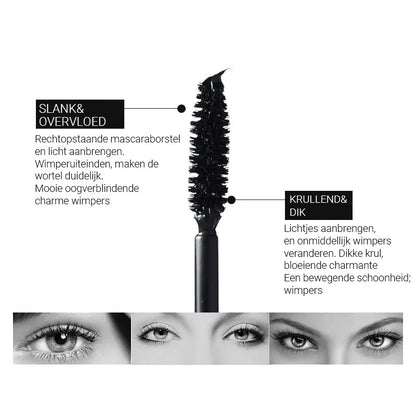 Långa, tjocka fransar Duo Mascara