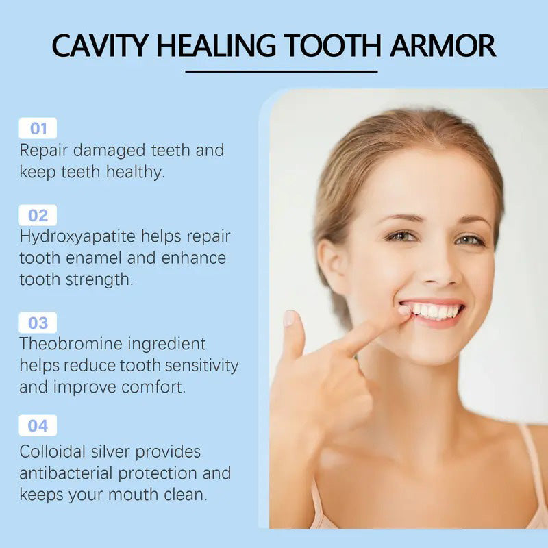 📢📢50% OFF!! ⏰Fluoride-free hydroxyapatite tooth protection drops & enamel repair, teeth whitening & fresh breat