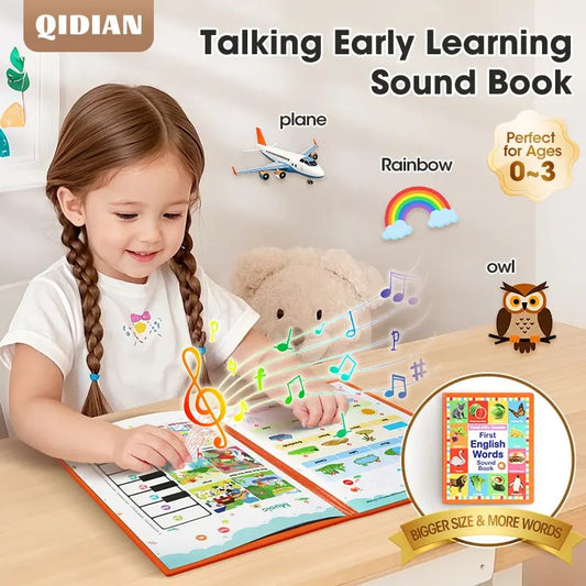 English reading book/Mitt Första Engelska Leksaksljud – 470+ Ord, 21 Teman & Roliga Ordspel! Perfekt Språkleksak för Barn! 🇬🇧