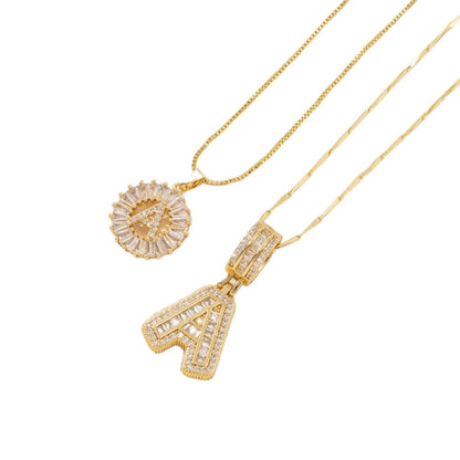 ⭐50% RABATT⭐Alfabetet Hängsmycke Halsband Set