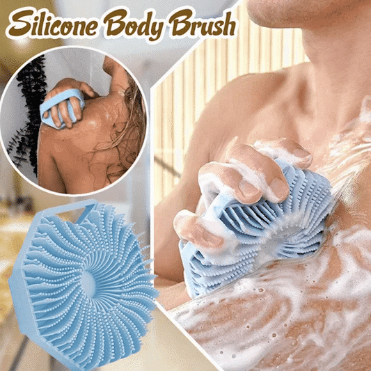 Antimikrobiell Silikonkroppsborste För Duschning/Antimicrobial Silicone Body Brush for Showering