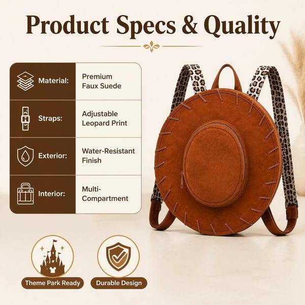 🔥🤠Backpack designed to look like a Western cowgirl hat👜