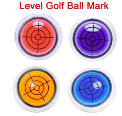 🔥(Golftrainer) Golfbalmarker Ronde dop Clip Mark met waterpasfunctie/Golf Ball Marker Round Cap Clip Mark with Spirit Level Function
