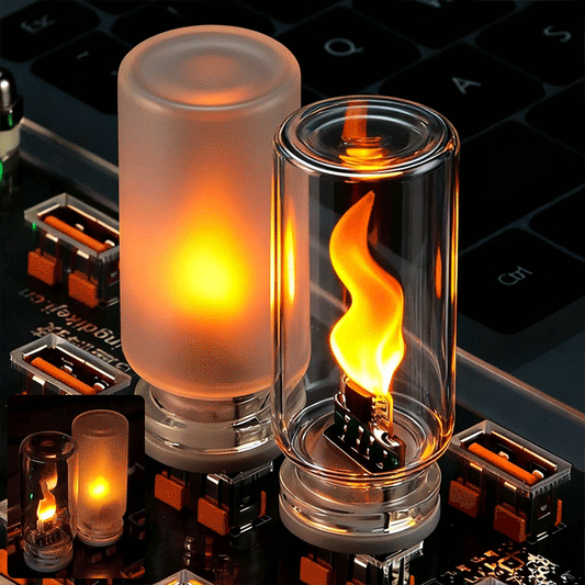 🔥USB lamp with realistic flame