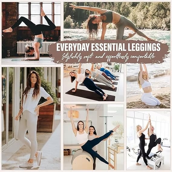 🎁Sista dagen 49 % rabatt🔥Hög midja, magkontroll och kroppsformande träningslegging