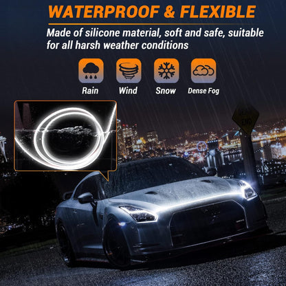 Light strip for car bumper