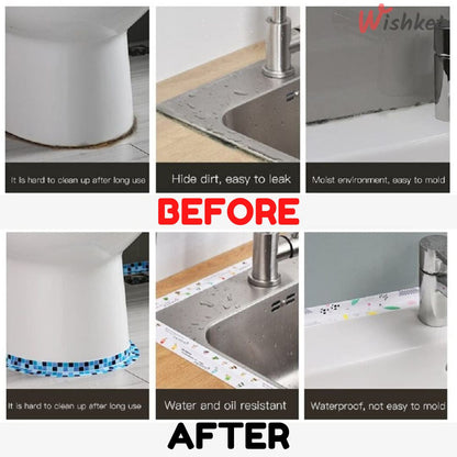 Professionell självhäftande Caulk Strip-(Anti-mögel tejp)