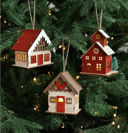 🏘️Glödande trähus🎄