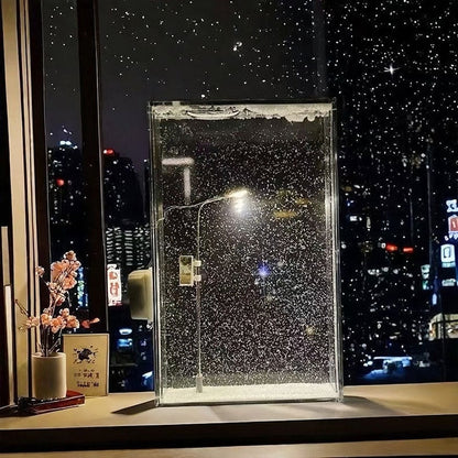 Snöiga nattljus ❄️💡