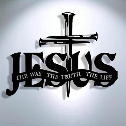 (🎁Sista dagen 49% rabatt)🔥Jesus & Cross Design Wall Art - ⌛Limiterad handgjord seri
