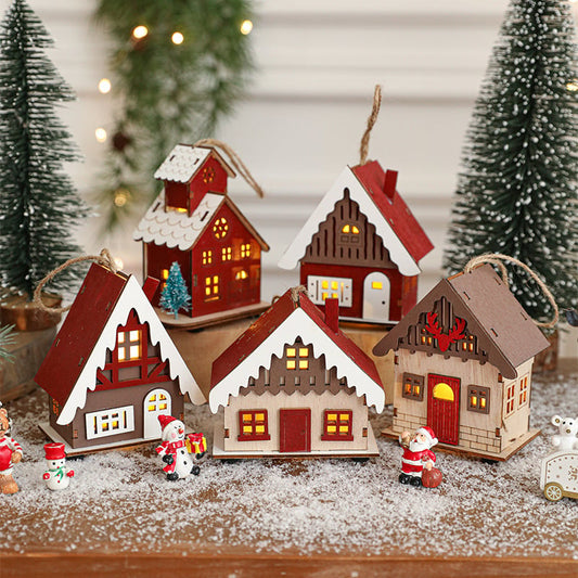 🏘️Glödande trähus🎄