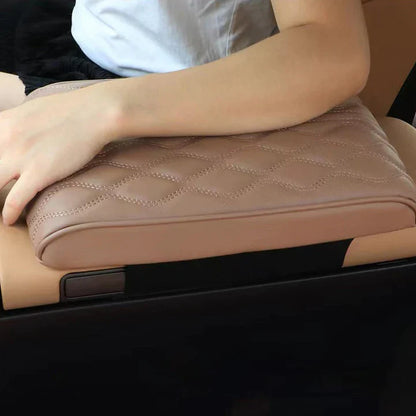 Läder bil armstöd Box Pad