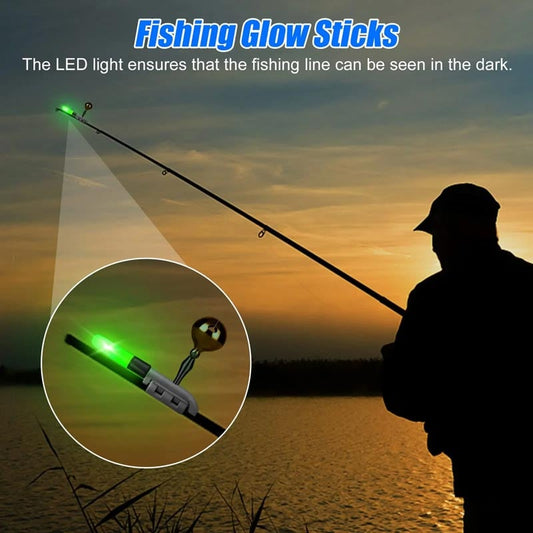 Led-Fiskeljus Med Fruktfiske Och Fickklocka