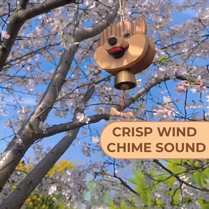🎅Julrea 49% RABATT🐕Trä Shiba Inu Wind Chime Doorbell🐶