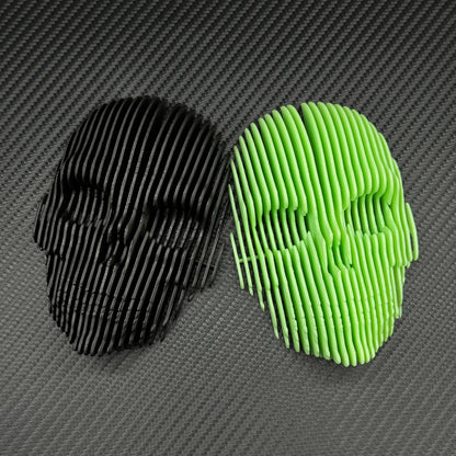 Halloween-dekoration – 3D-printad lysande kvantskalle, självlysande kvantskalle