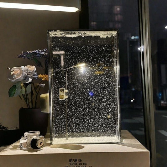 Snöiga nattljus ❄️💡