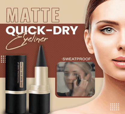 💥Hot Sale 💥 - Matt snabbtorkande eyeliner✨köp en få en gratis