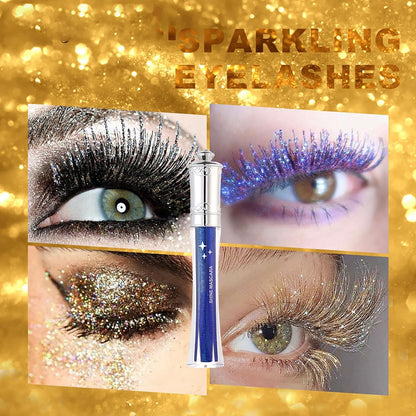 Glittrande Kristalldiamantfärgad Glittermascara