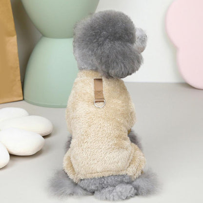 Dragbara Plysch Hundkläder/Pull-on Fleece Dog Clothes