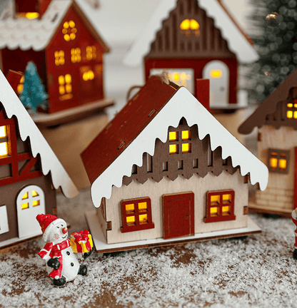 🏘️Glödande trähus🎄