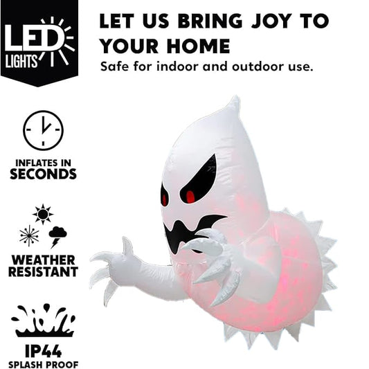 👻LED Halloween Uppblåsbart Ghost