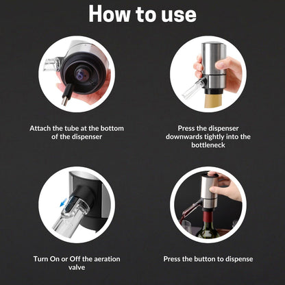 Bärbar Elektrisk Vinluftare🍷