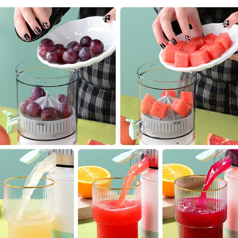 Juicemaskin med automatisk separering