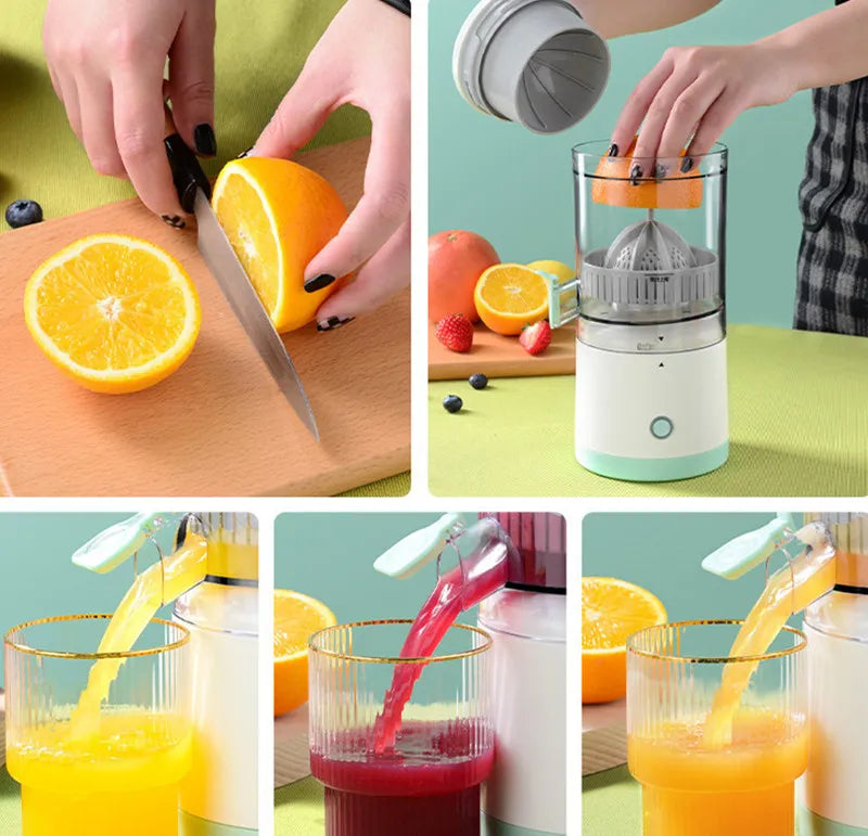Juicemaskin med automatisk separering