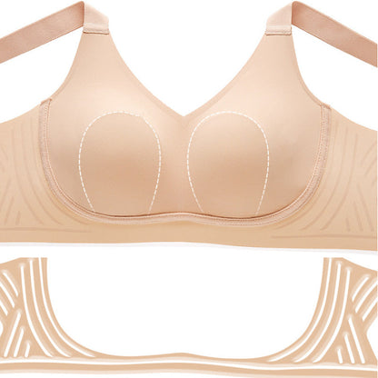 🎁Köp 2, få 1 gratis🔥🏆Trådlös, hudvänlig push-up-bh utan märken