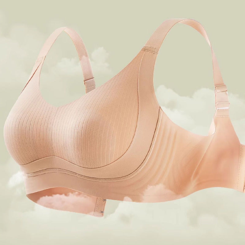 🎁Köp 2, få 1 gratis🔥🏆Trådlös, hudvänlig push-up-bh utan märken