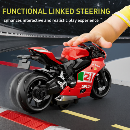 🔥50% OFF 🔧🏍️F2 Cable-Steer Alloy Motorcycle