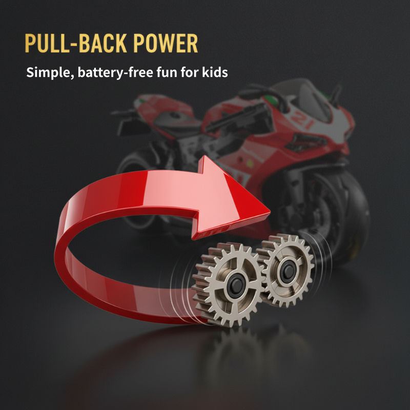 🔥50% OFF 🔧🏍️F2 Cable-Steer Alloy Motorcycle