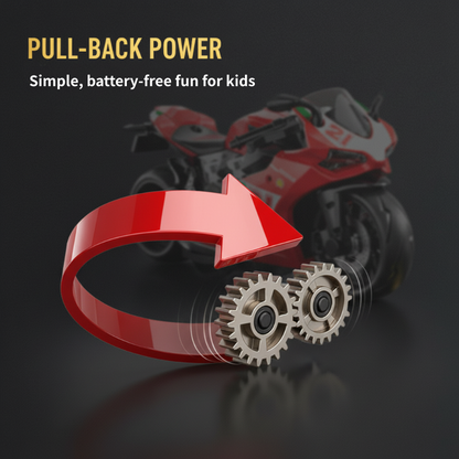 🔥50% OFF 🔧🏍️F2 Cable-Steer Alloy Motorcycle