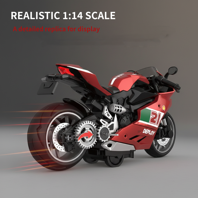 🔥50% OFF 🔧🏍️F2 Cable-Steer Alloy Motorcycle
