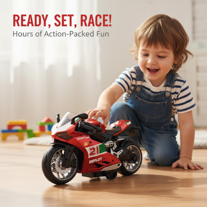 🔥50% OFF 🔧🏍️F2 Cable-Steer Alloy Motorcycle